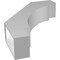 Ekena Millwork 6-in. W x 24-in. D x 32-in. H Merced Architectural Grade PVC Knee Brace BRCP06X24X32MRC - alternate 4